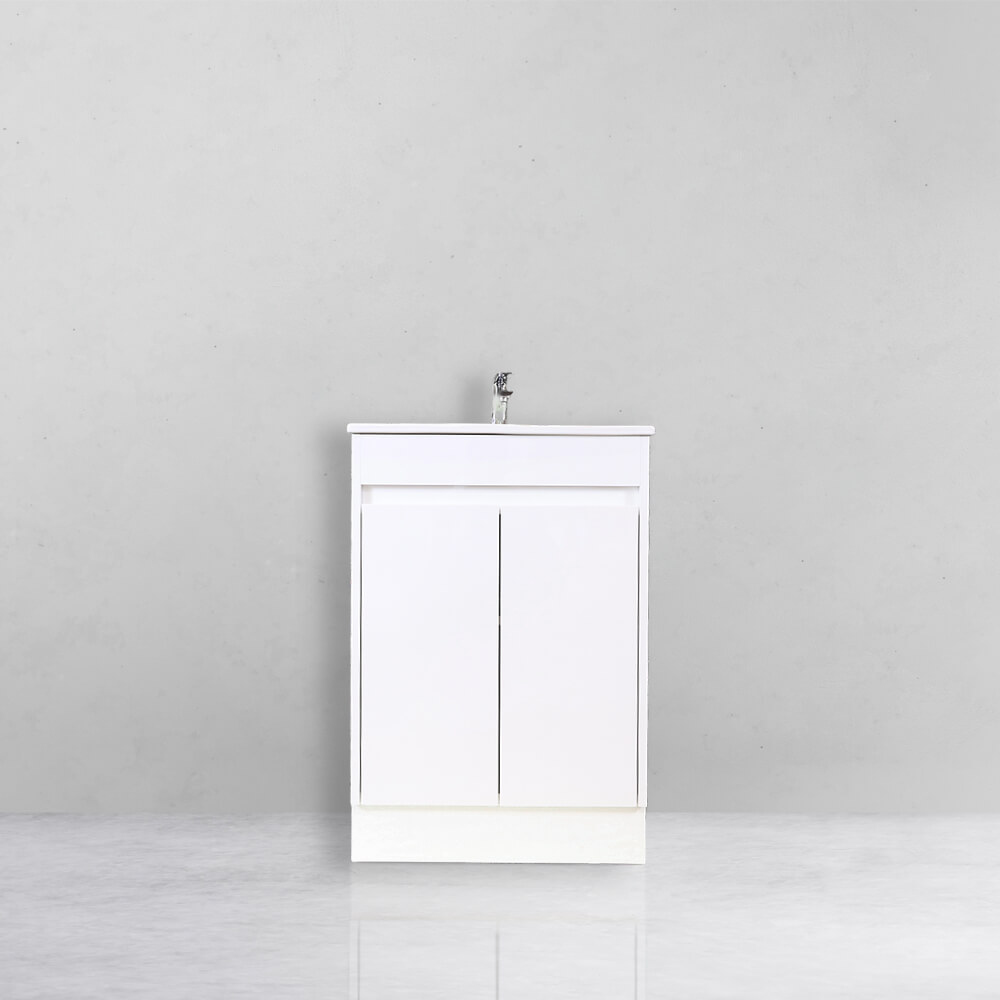 Hi Gloss White 24" - 2 Door