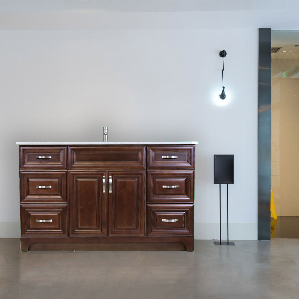 Jasmine Espresso 54" 2-Door-6-Drawer